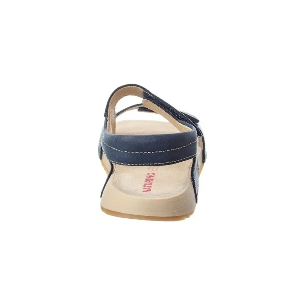 Naturino Salny Leather Sandal, Blue